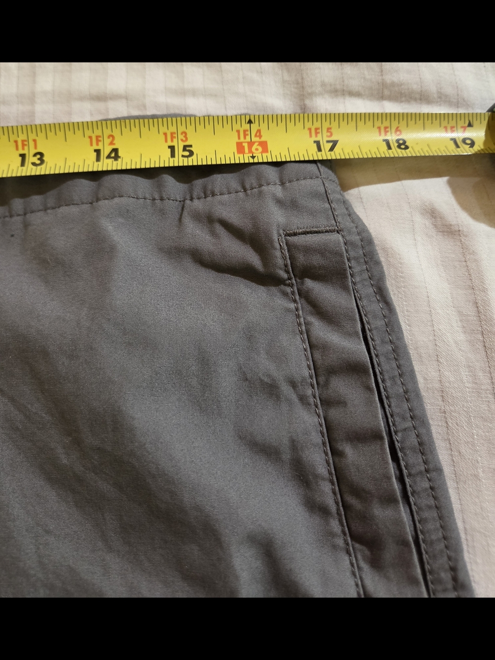 Converse Gray Cargo Skirt Womens Size XL Casual Drawstring Cargo Midi Skirt - Picture 11 of 13
